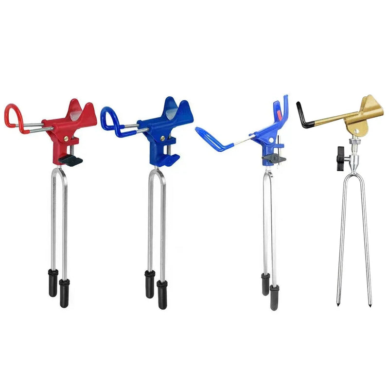 Fishing Rod Stand Luminous Non-slip Mat Fishing Rod Storage Rack 360 Degrees Adjustable Fishing Support Rod for Bank Fishing
