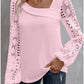 Fashion White Lace Blouse Women 2023 Casual New Arrivals Shirts And Blouses Elegant Female Loose Long Sleeve Tops