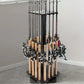 Fishing Rod Holders for Garage 360 Degree Rotating Fishing Pole Rack, Floor Stand Holds up to 16 Rods