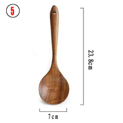 Kitchen Sets Wooden Kitchen Utensils Cooking Wooden Spoons Wooden Spoons Soup Utensils Kitchen Cooking Sets Cooking Gifts1-10PC