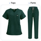 Niaahinn Scrubs Uniforms Sets Nursing High-quality Medical Uniform Wholesale Nurse Hospital Workwear Short Sleeved Top Pants Set