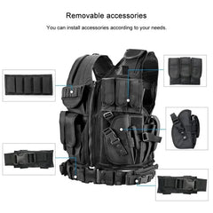 Tactical Vest for Hunting Multi-Pocket Swat Army Tactical uniform Body Armor Vests CS Game Airsoft Training Jacket