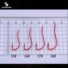 20pcs/lot fishhook for live bait fishing with double shank barbs bait holder fishook beach fishing hooks