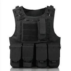 Tactical Vest CS Game Airsoft Assault Molle Vest Equipment Outdoor Clothing Hunting Camouflage Vest Combat Security Waistcoat