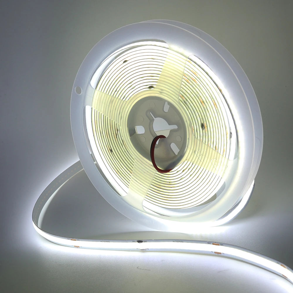 LED Light Strip USB With 3Keys Switch Dimmable DC5V COB 320Leds/m Blue/White/Red/Green Flex Adhesive Tape Night Lighting  3/5M