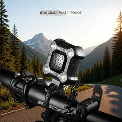 Bicycle Electronic Bell Light Scooter E-bike USB Charging Cycling Warning Alert Safety Riding Device