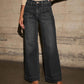 Women's New Europe and the United States High-Waisted Jeans Women's 2025 Spring Thin Wide-Leg Retro Temperament Straight Pants