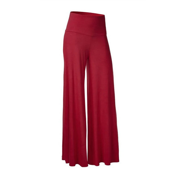 Women's Soft Wide Leg Pants Spring Summer Thin Stretch High Waist Palazzo Pants Korean Casual Pants Loose Oversize Floor Pants