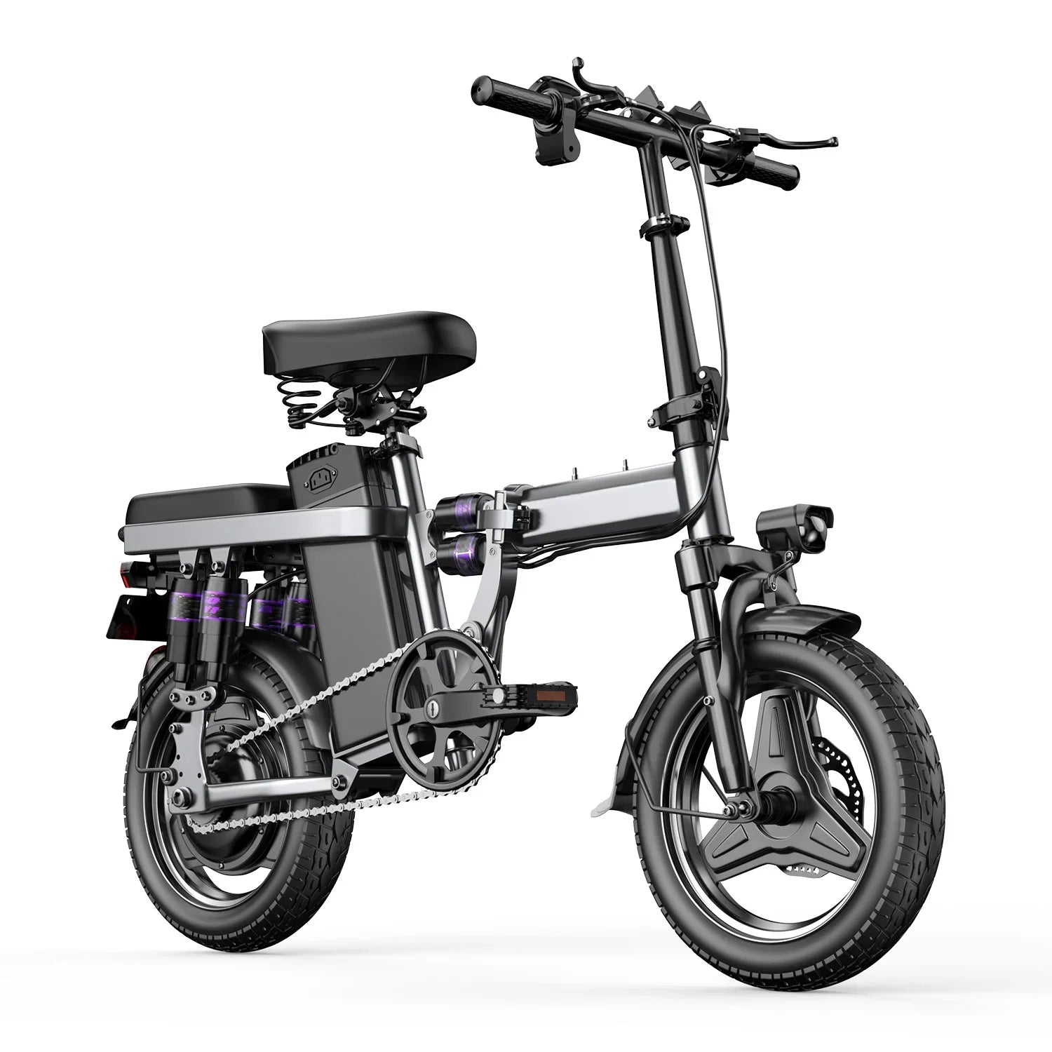 E-bike, multiple configuration options 400W motor 48V 30AH capacity, worry-free, safe and comfortable electric bicycle