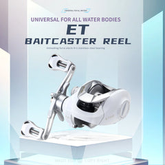 HAUT TON ET baitcaster Reel,4+1BB 7.2:1Gear Ratio,15Lbs Drag system,For fresh water baitcasting Reel fishing