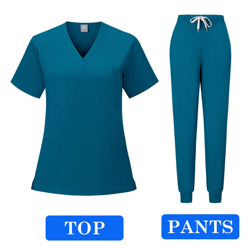 Most Popular Women’s Surgical Scrubs Fig Scrubs Clinical Uniform Woman Dentist Aesthetic Uniforms Man Nurse Accessories Clothes