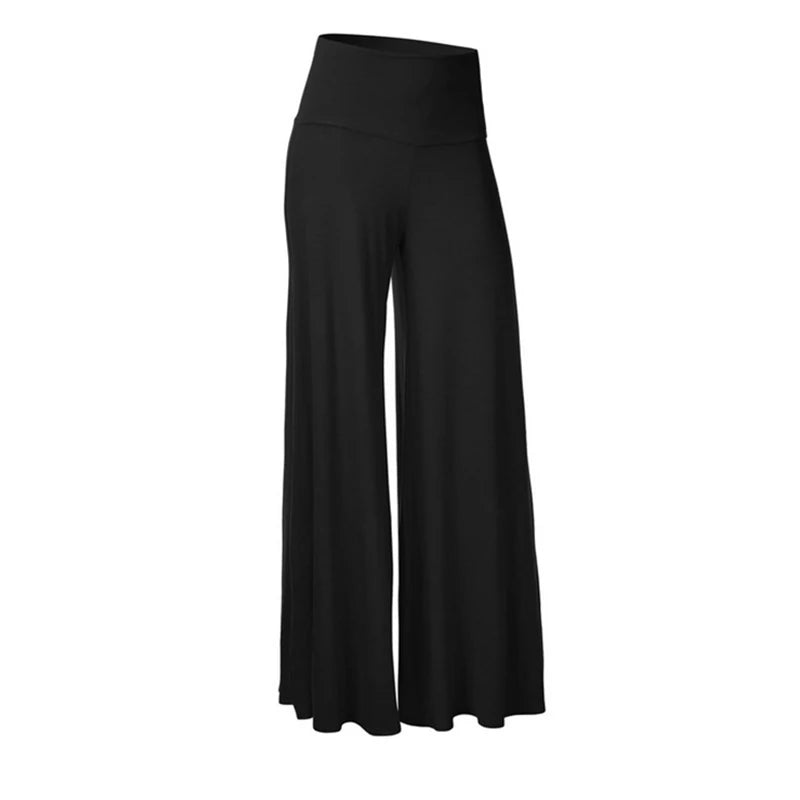 Women's Soft Wide Leg Pants Spring Summer Thin Stretch High Waist Palazzo Pants Korean Casual Pants Loose Oversize Floor Pants