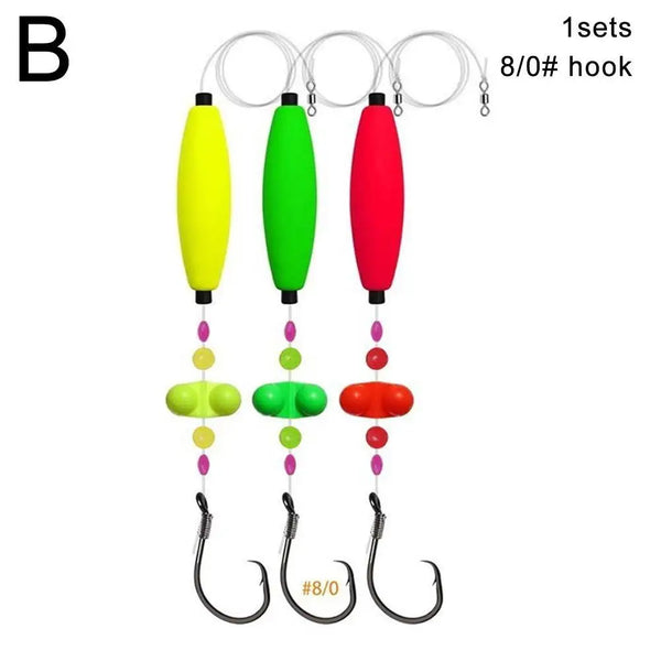 3pcs Catfish Rigs Catfish Float With Hook for Catfish Crappie Trout Fishing Tackle Accessories Equipment