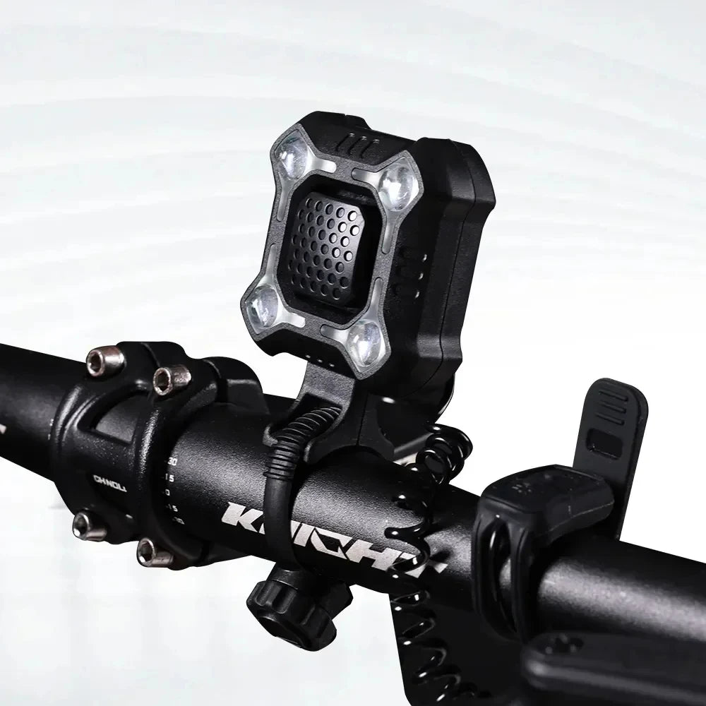 Bicycle Electronic Bell Light Scooter E-bike USB Charging Cycling Warning Alert Safety Riding Device