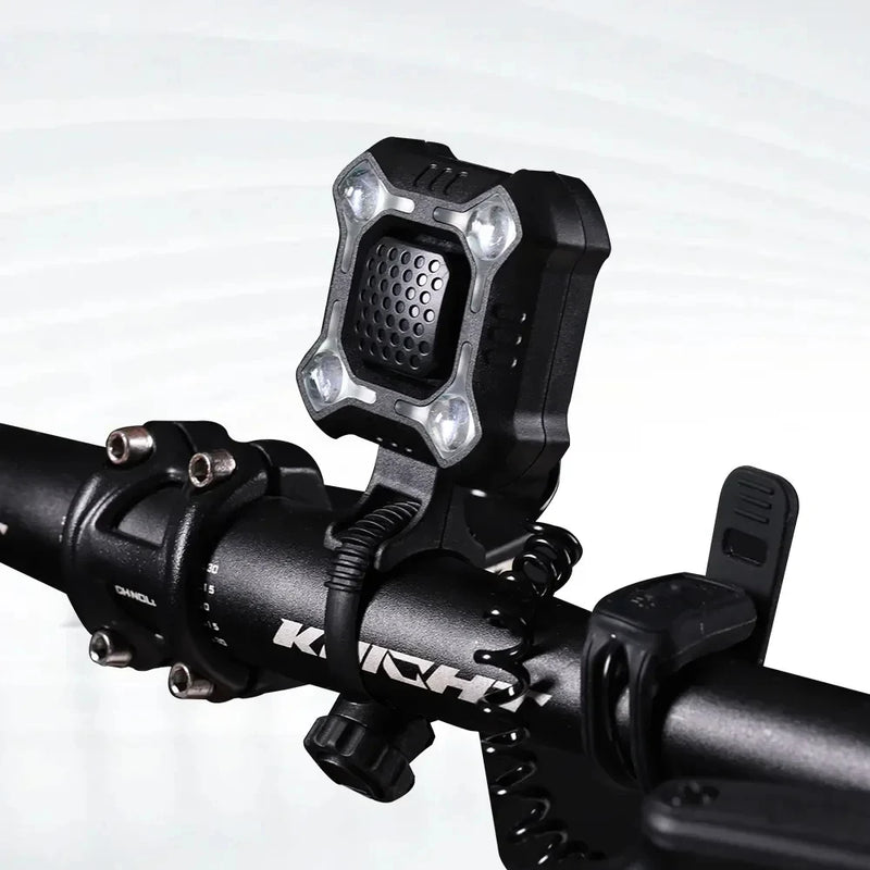 Bicycle Electronic Bell Light Scooter E-bike USB Charging Cycling Warning Alert Safety Riding Device