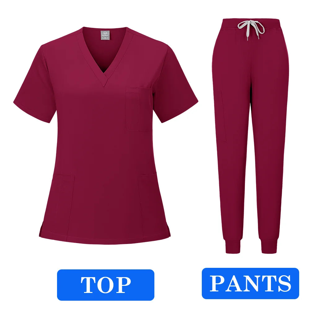Most Popular Women’s Surgical Scrubs Fig Scrubs Clinical Uniform Woman Dentist Aesthetic Uniforms Man Nurse Accessories Clothes