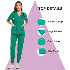 Most Popular Women’s Surgical Scrubs Fig Scrubs Clinical Uniform Woman Dentist Aesthetic Uniforms Man Nurse Accessories Clothes