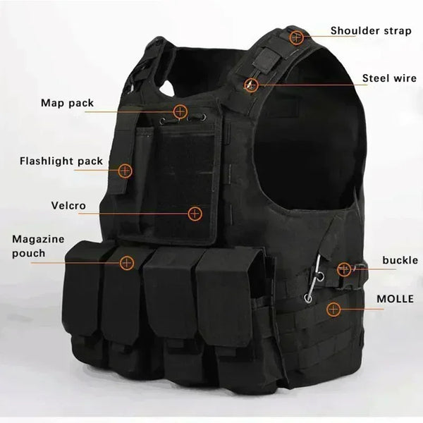 Tactical Vest Kid Combat Training Assault Plate Carrier Outdoor Hunting Airsoft CS Hunting Sport Protection Vests Hunting Vests
