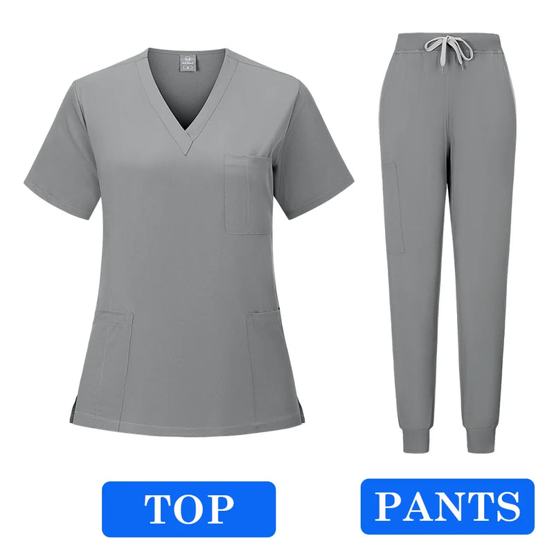 Most Popular Women’s Surgical Scrubs Fig Scrubs Clinical Uniform Woman Dentist Aesthetic Uniforms Man Nurse Accessories Clothes