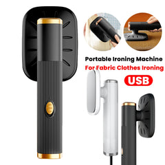 Handheld Iron Steamer 360° Ironing Dry & Wet Steam Iron USB Powered Electric Ironing Machine for Fabric Clothes Ironing