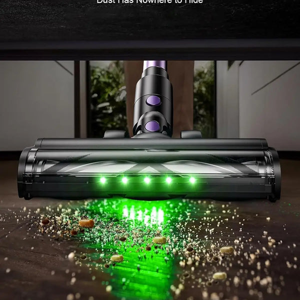 Cordless Vacuum Cleaner, 55Kpa/500W/45min 10 in 1 Powerful Stick Lightweight Vacuum Cleaner for Home Pet Hair/Hard Floor/Carpet