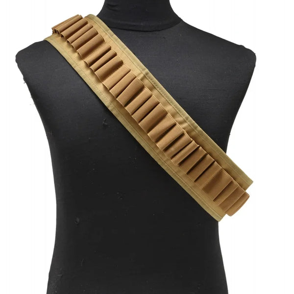 30 Round Shell Holder Belt Training Hunting Accessories Outdoor Sports 12 Gauge 12GA Ammo Bandolier Cartridge Waist Belts