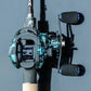 Fishmx Baitcasting Fishing Reel Metal Long-Range Anti Explosion Line Magnetic Brake 7.2:1 Micro Fishing Reel