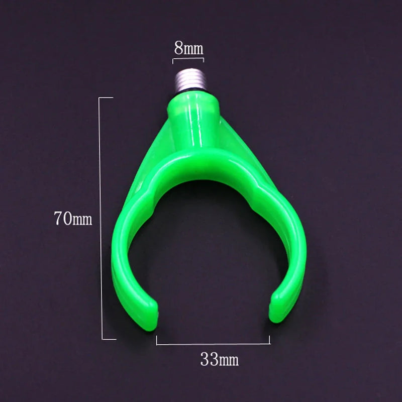 Fishing Rod Stand Luminous Non-slip Mat Fishing Rod Storage Rack 360 Degrees Adjustable Fishing Support Rod for Bank Fishing