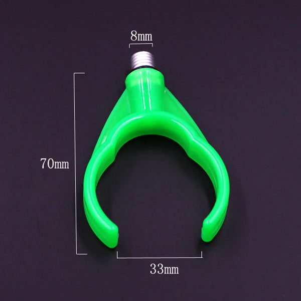 Fishing Rod Stand Luminous Non-slip Mat Fishing Rod Storage Rack 360 Degrees Adjustable Fishing Support Rod for Bank Fishing