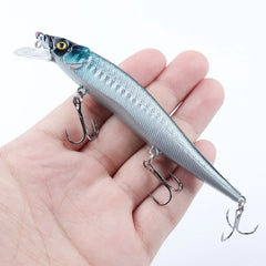1 Pcs Fishing Lure 11.5cm/14g Minnow Crankbait Wobblers 3D Eyes Perch Artificial Bait Pike Carp Bait Swim Bait Fishing Pesca