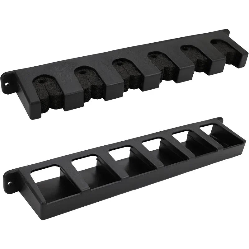 8 Rod Holder Fishing Rod Holder Storage Tool Wall Mounted Modular Fishing Rod Suitable for Garage Wall Space Saving Support Rack