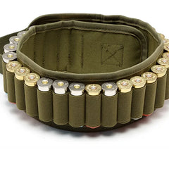 30 Round Shell Holder Belt Training Hunting Accessories Outdoor Sports 12 Gauge 12GA Ammo Bandolier Cartridge Waist Belts