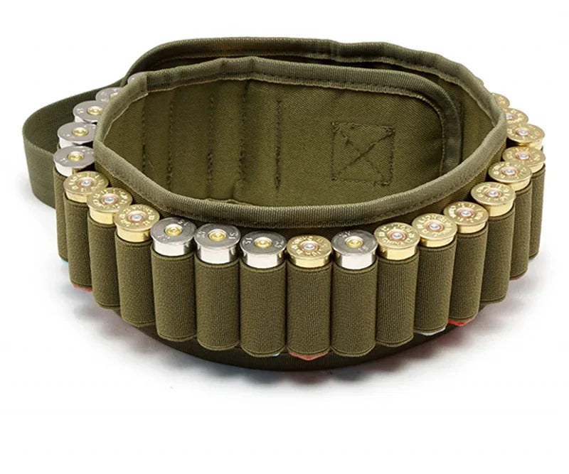 30 Round Shell Holder Belt Training Hunting Accessories Outdoor Sports 12 Gauge 12GA Ammo Bandolier Cartridge Waist Belts