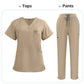 Niaahinn Scrubs Uniforms Sets Nursing High-quality Medical Uniform Wholesale Nurse Hospital Workwear Short Sleeved Top Pants Set
