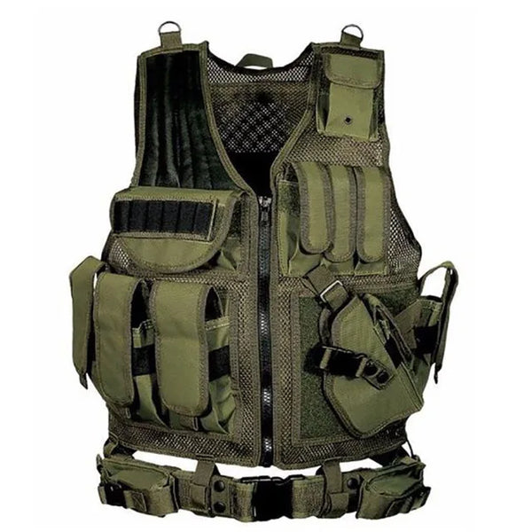 Breathable SWAT Tactical Vest Military Combat Armor Vests Security Hunting Army Outdoor CS Game Airsoft Jacket Training Suit