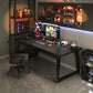 Gaming Desk, Carbon Fiber Computer Desk, Office Home Games, Desktop Desk