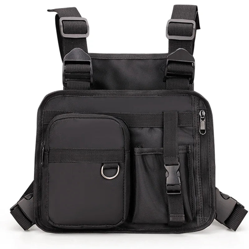 Tactical vest backpack, outdoor sports bag, cycling bag, multifunctional off-road vest bag, backpack, chest bag