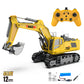 1/18 RC Excavator Alloy Electric Toy Spray with Light 15/13/12 Channel Kids Simulation Remote Control Car RC Truck Toys for Boys