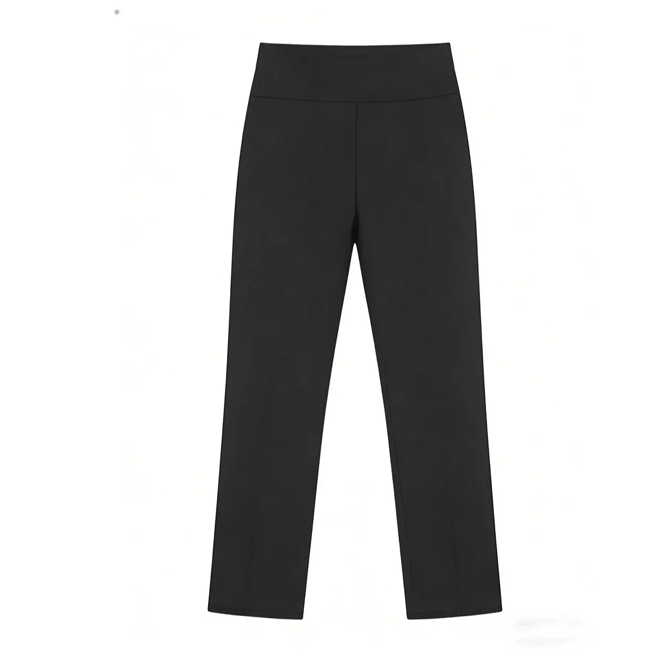 Women's High-waist Wide-leg Pants Solid Color Casual Pants Spring And Summer Fashionable Comfortable Trousers For Daily Wear