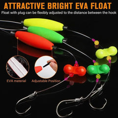 3pcs Catfish Rigs Catfish Float With Hook for Catfish Crappie Trout Fishing Tackle Accessories Equipment