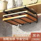 DecorBites™ Kitchen Rack: Cupboard Paper Towel Rags Hanger with Hooks