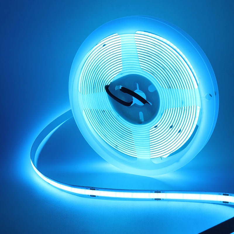 LED Light Strip USB With 3Keys Switch Dimmable DC5V COB 320Leds/m Blue/White/Red/Green Flex Adhesive Tape Night Lighting  3/5M