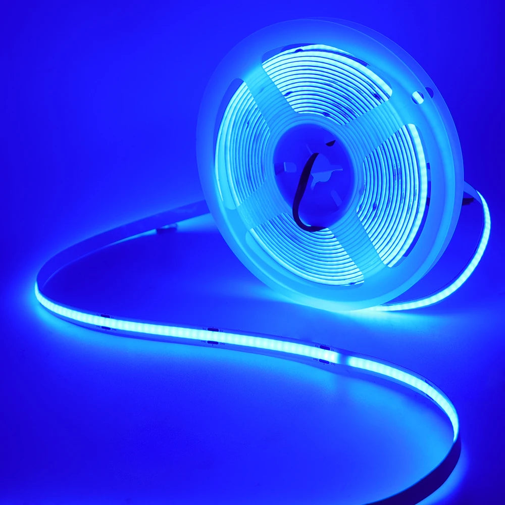 LED Light Strip USB With 3Keys Switch Dimmable DC5V COB 320Leds/m Blue/White/Red/Green Flex Adhesive Tape Night Lighting  3/5M