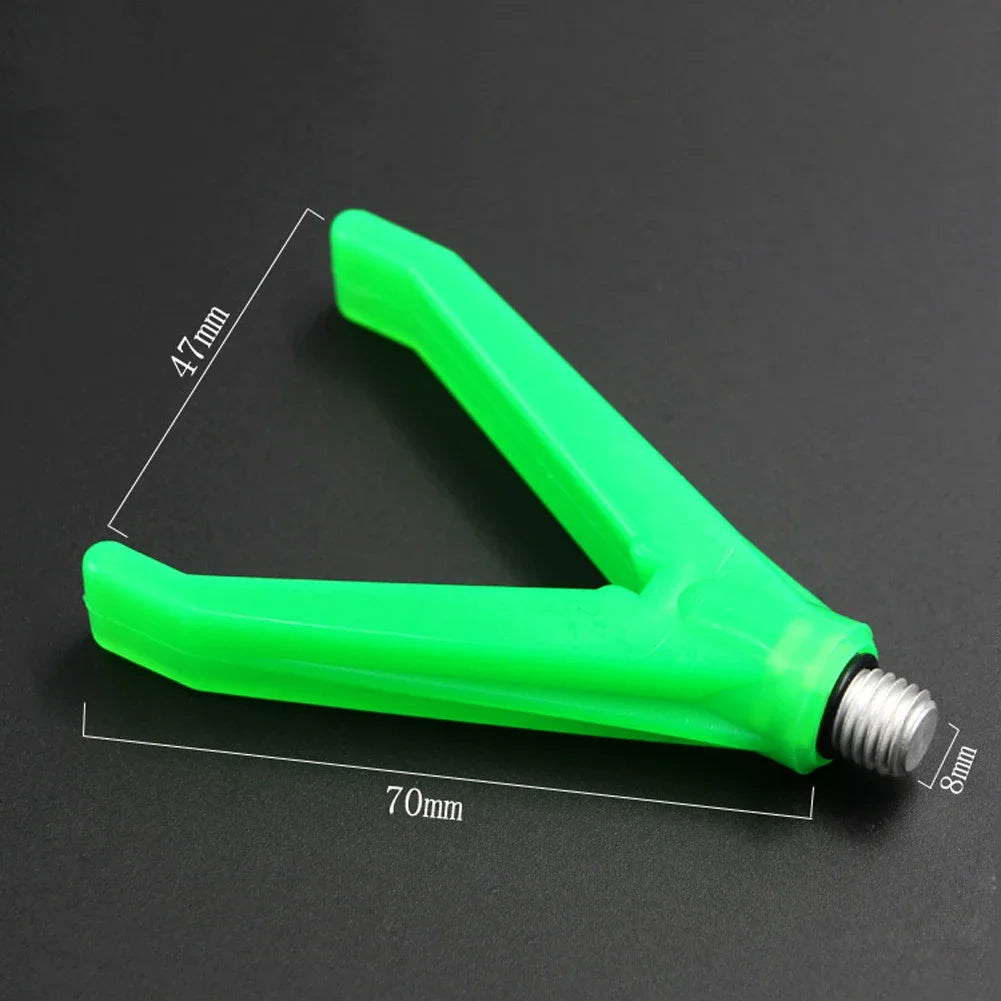 Fishing Rod Stand Luminous Non-slip Mat Fishing Rod Storage Rack 360 Degrees Adjustable Fishing Support Rod for Bank Fishing