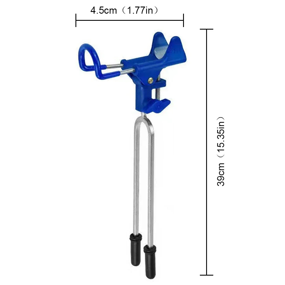 Fishing Rod Stand Luminous Non-slip Mat Fishing Rod Storage Rack 360 Degrees Adjustable Fishing Support Rod for Bank Fishing