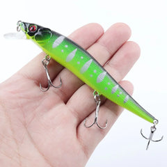 1 Pcs Fishing Lure 11.5cm/14g Minnow Crankbait Wobblers 3D Eyes Perch Artificial Bait Pike Carp Bait Swim Bait Fishing Pesca