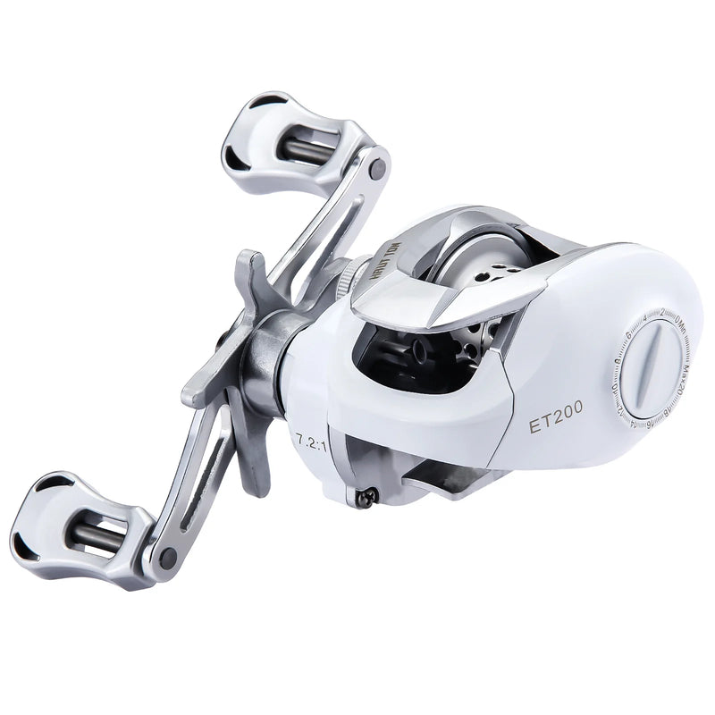 HAUT TON ET baitcaster Reel,4+1BB 7.2:1Gear Ratio,15Lbs Drag system,For fresh water baitcasting Reel fishing