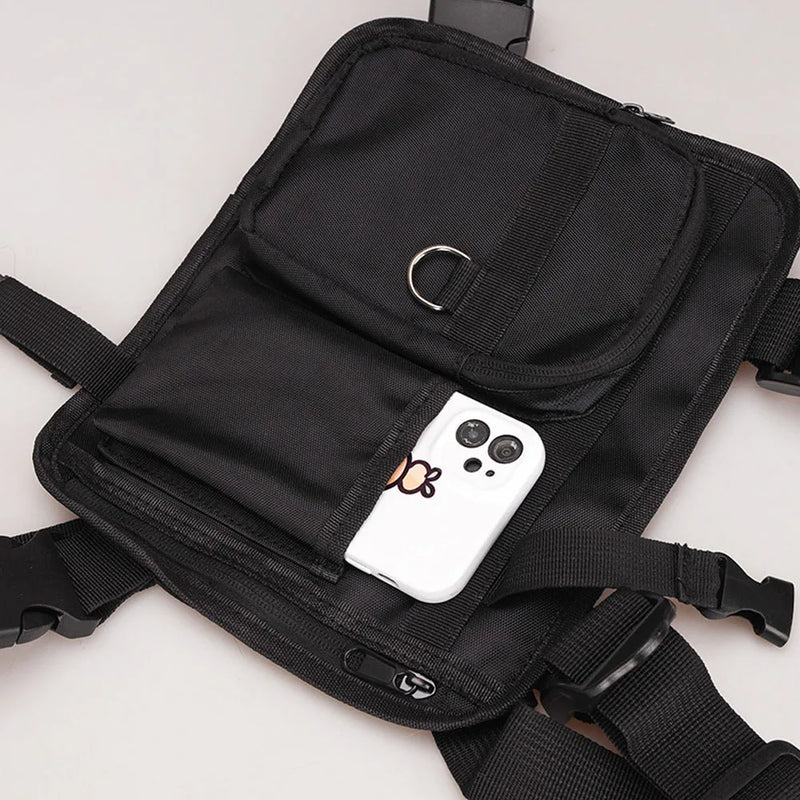 Tactical vest backpack, outdoor sports bag, cycling bag, multifunctional off-road vest bag, backpack, chest bag