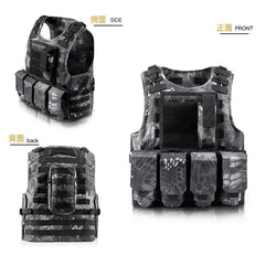 Tactical Vest Kid Combat Training Assault Plate Carrier Outdoor Hunting Airsoft CS Hunting Sport Protection Vests Hunting Vests