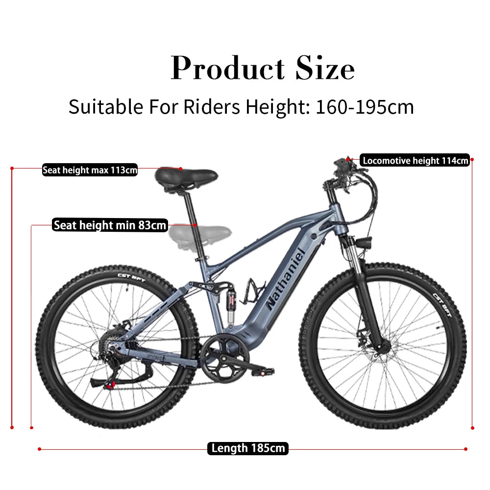 Nathaniel electric bike,27.5